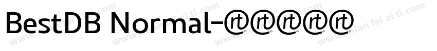 BestDB Normal字体转换